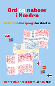 Forside på 2018-årbogen Ord og naboer i Norden
